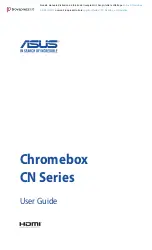 Asus Chromebox CN Series User Manual preview