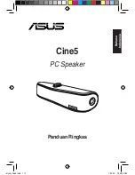 Preview for 112 page of Asus Cine5 Quick Start Manual