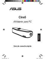 Preview for 142 page of Asus Cine5 Quick Start Manual