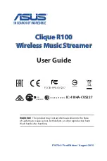 Asus Clique R100 User Manual preview