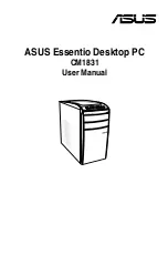 Предварительный просмотр 3 страницы Asus CM1831-US-3AA User Manual