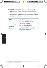 Предварительный просмотр 62 страницы Asus CM5540 User Manual