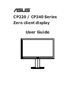 Asus CP220 Series User Manual предпросмотр