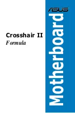 Asus Crosshair II Formula User Manual preview