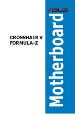 Asus Crosshair V Formula-Z User Manual preview