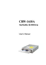 Asus CRW-1610A User Manual preview