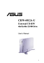 Asus CRW-4012A-U User Manual preview