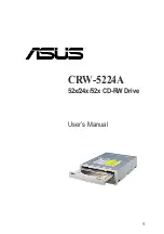 Asus CRW-5224A User Manual preview