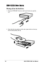 Preview for 22 page of Asus CRW-5232A User Manual