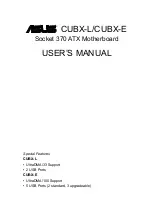 Asus CUBX-E User Manual preview