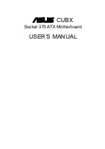 Asus CUBX User Manual preview