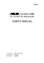 Preview for 1 page of Asus CUV4X-CME User Manual