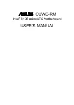 Asus CUWE-RM User Manual preview