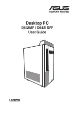 Asus D6421SFF User Manual preview
