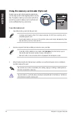 Preview for 36 page of Asus D840MA User Manual