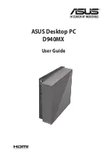 Asus D940MX User Manual preview