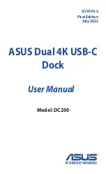 Asus DC200 User Manual preview