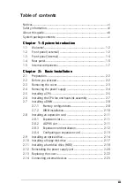 Предварительный просмотр 3 страницы Asus Desktop PC T2-AE1 User Manual