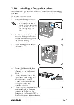 Предварительный просмотр 35 страницы Asus Desktop PC T2-AE1 User Manual