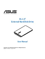 Asus DL External HDD User Manual preview