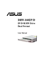 Preview for 1 page of Asus DRW-0402P/D User Manual