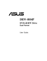 Preview for 1 page of Asus DRW-0804P User Manual
