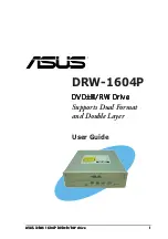 Preview for 1 page of Asus DRW-1604P User Manual