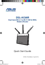 Preview for 1 page of Asus DSL-AC68R Quick Start Manual