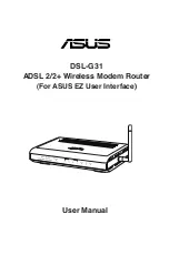 Asus DSL-G31 User Manual preview