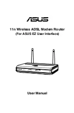 Предварительный просмотр 1 страницы Asus DSL-N11 User Manual