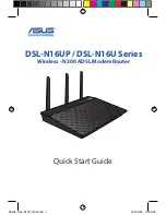 Предварительный просмотр 1 страницы Asus DSL-N16U Series Quick Start Manual