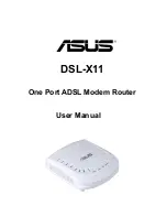 Asus DSL-X11 User Manual preview