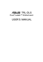 Preview for 1 page of Asus Dual TualatinTM Motherboard TRL-DLS User Manual