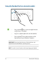 Preview for 36 page of Asus E16099 E-Manual