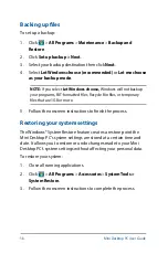 Preview for 38 page of Asus E210 Series User Manual