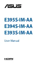 Asus E393S-IM-AA User Manual preview