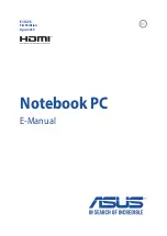 Preview for 1 page of Asus E403SA E-Manual