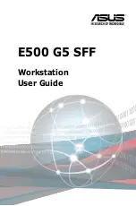 Asus E500 G5 SFF User Manual preview