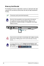 Preview for 48 page of Asus E500C User Manual