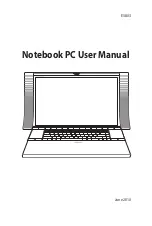 Asus E5803 User Manual preview