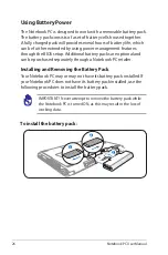 Preview for 26 page of Asus E5923 User Manual