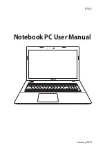 Asus E7051 User Manual preview