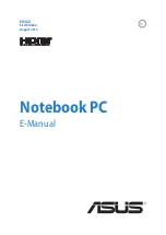 Preview for 1 page of Asus E8582 E-Manual