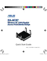 Preview for 1 page of Asus EA-AC87 Quick Start Manual