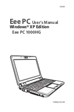 Asus Eee PC 1000HG User Manual preview