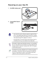 Предварительный просмотр 22 страницы Asus Eee PC 1002HA User Manual