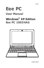 Preview for 1 page of Asus Eee PC 1003HAG User Manual