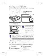 Preview for 2 page of Asus Eee PC 701SD XP Quick Use Manual