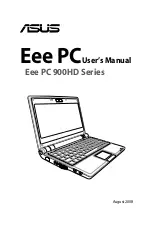 Asus Eee PC 900HD Series User Manual preview