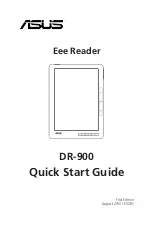 Предварительный просмотр 1 страницы Asus Eee Reader Quick Start Manual